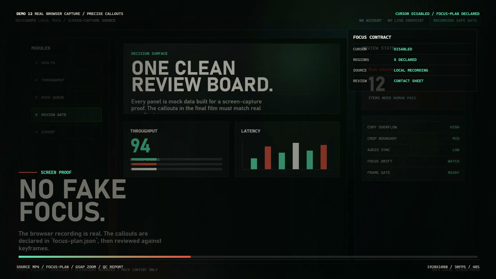 Screen Focus Demo